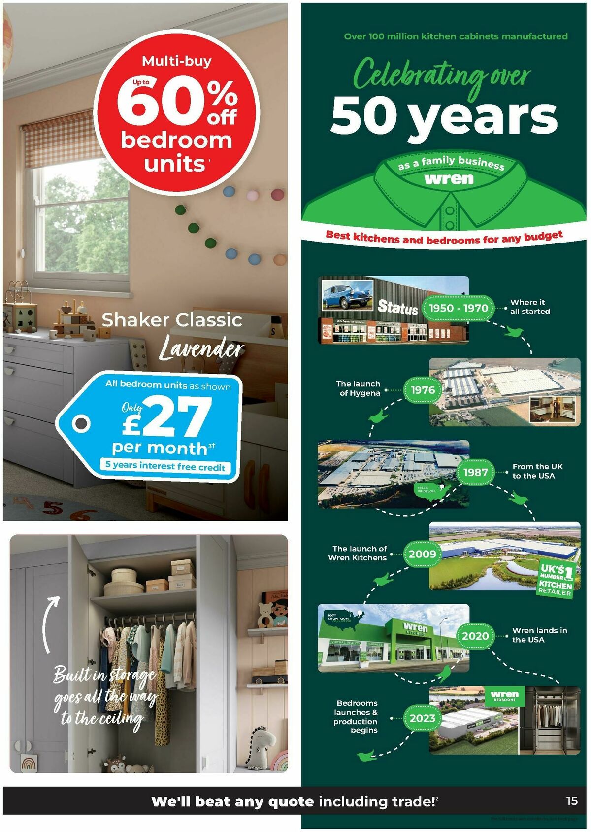 Wren Kitchens Offers from 5 November