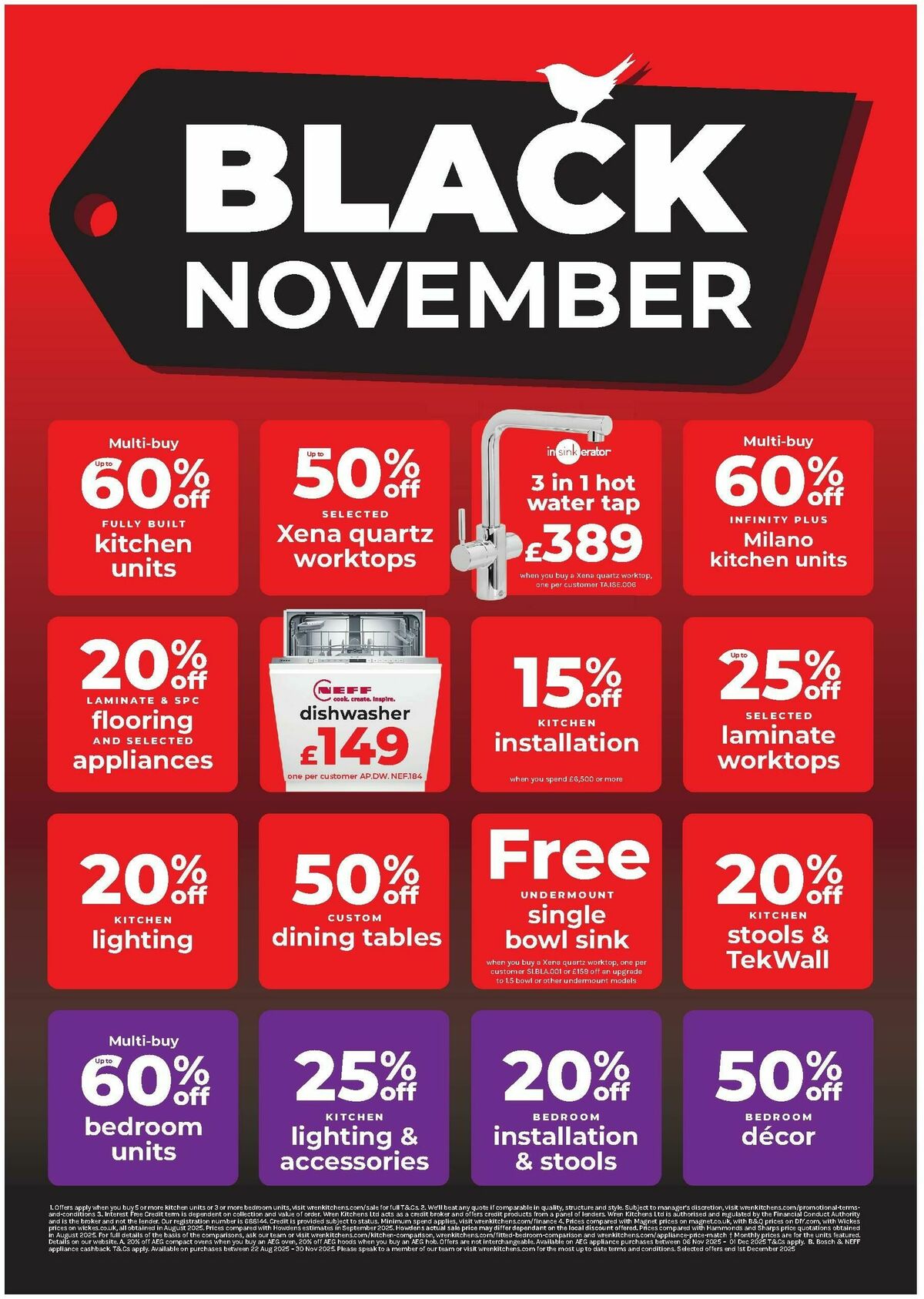 Wren Kitchens Offers from 18 November