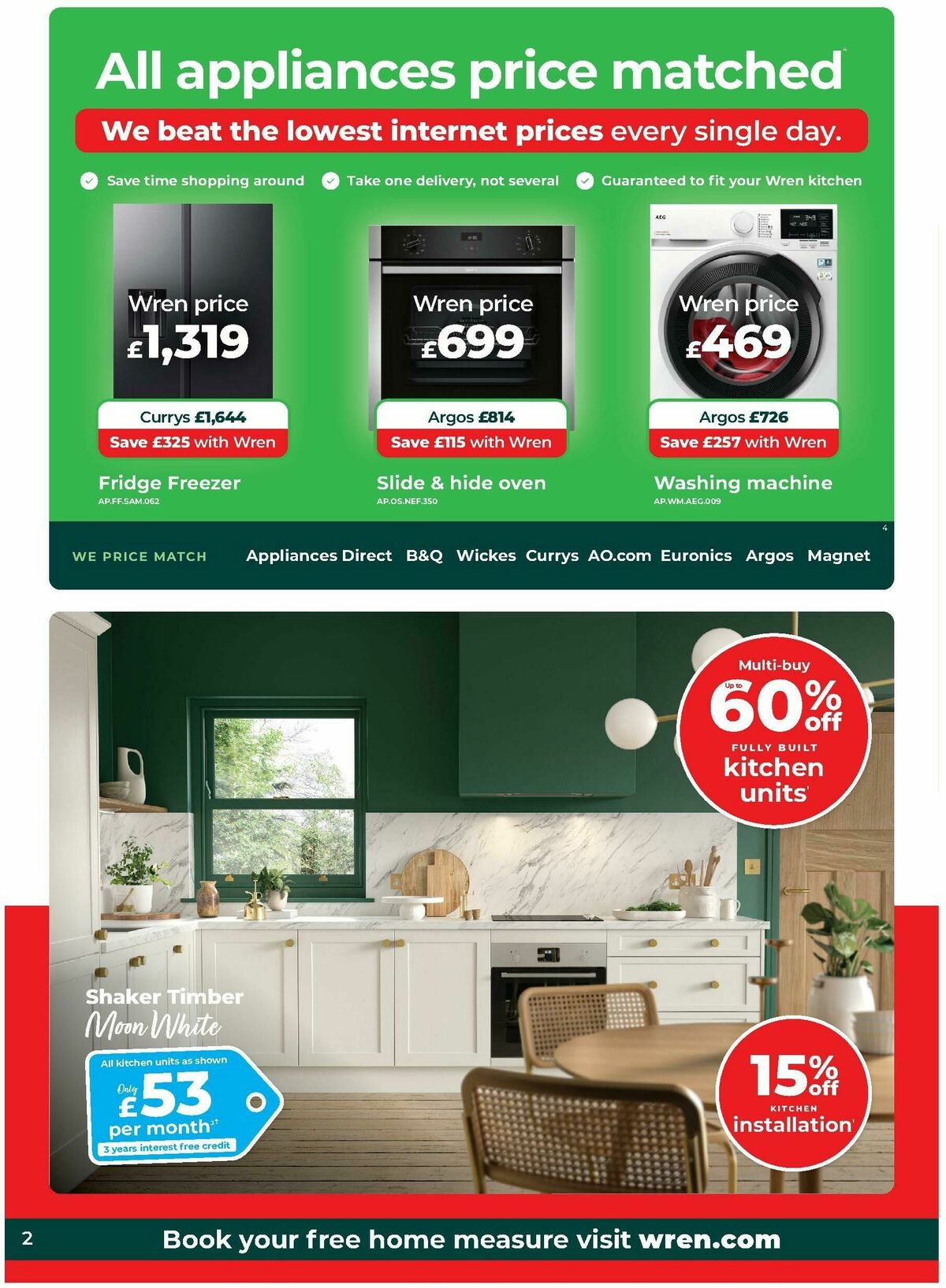 Wren Kitchens Offers from 1 December