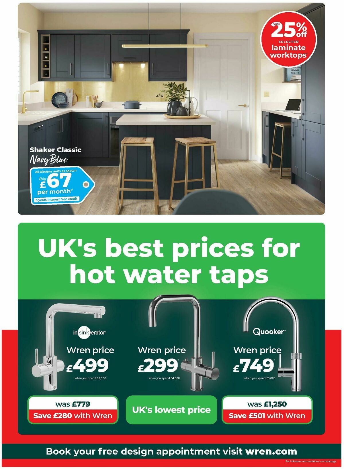 Wren Kitchens Offers from 1 December