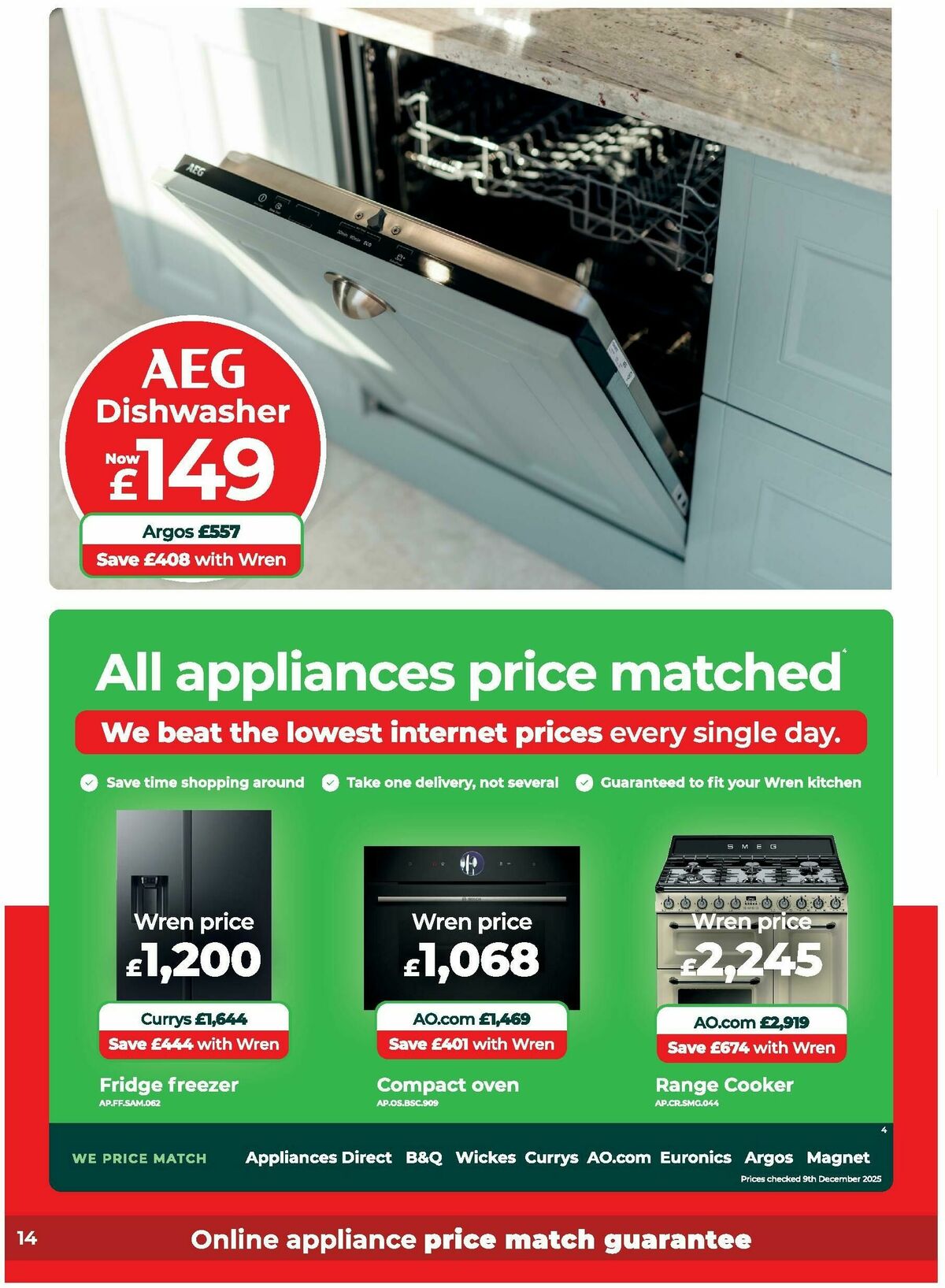 Wren Kitchens Offers from 11 December