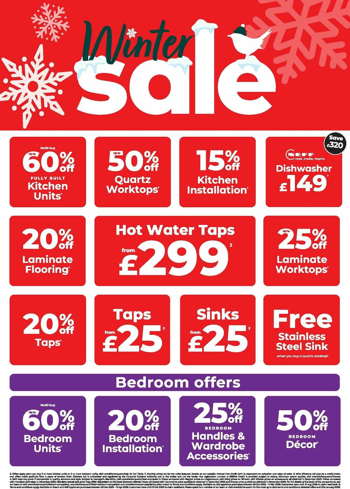 Wren Kitchens Offers from 7 January