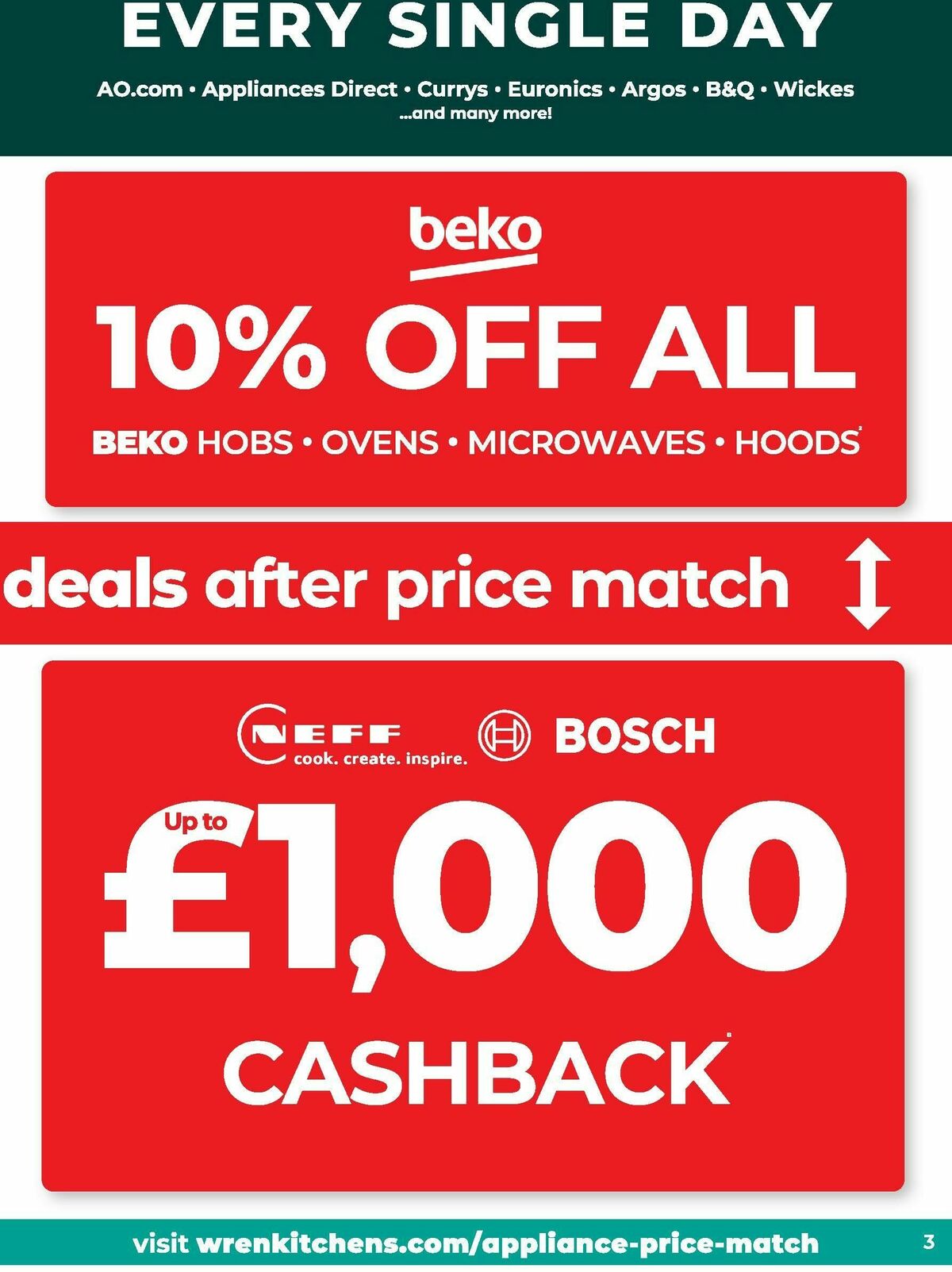 Wren Kitchens Offers from 7 January