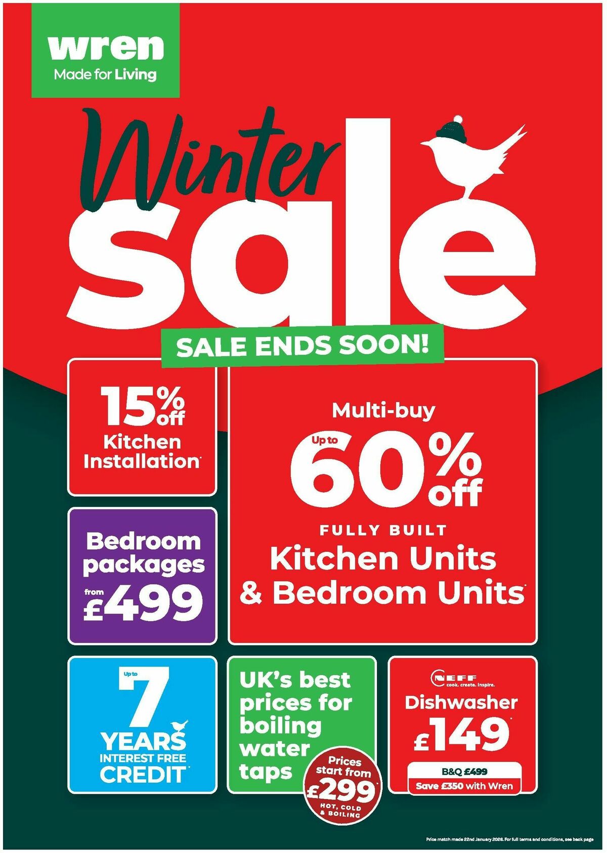 Wren Kitchens Offers from 18 February