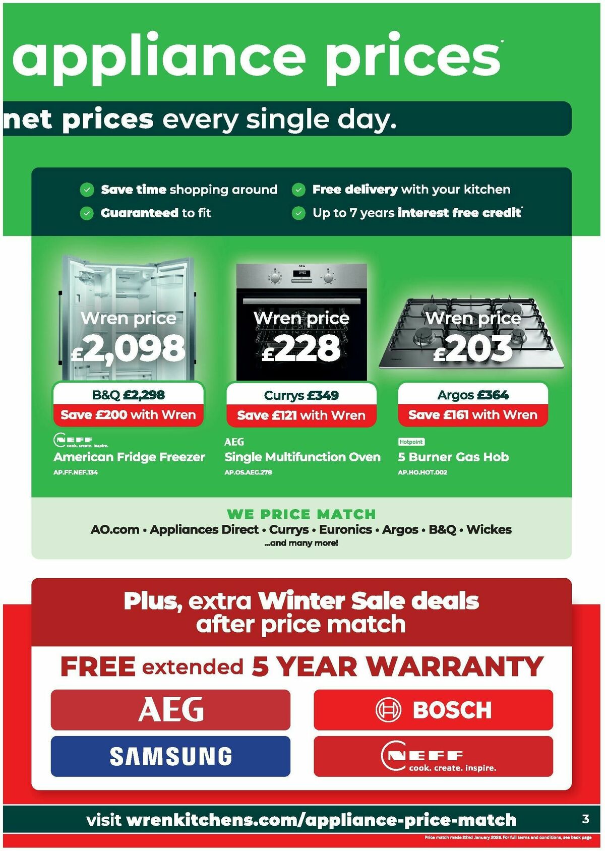 Wren Kitchens Offers from 18 February