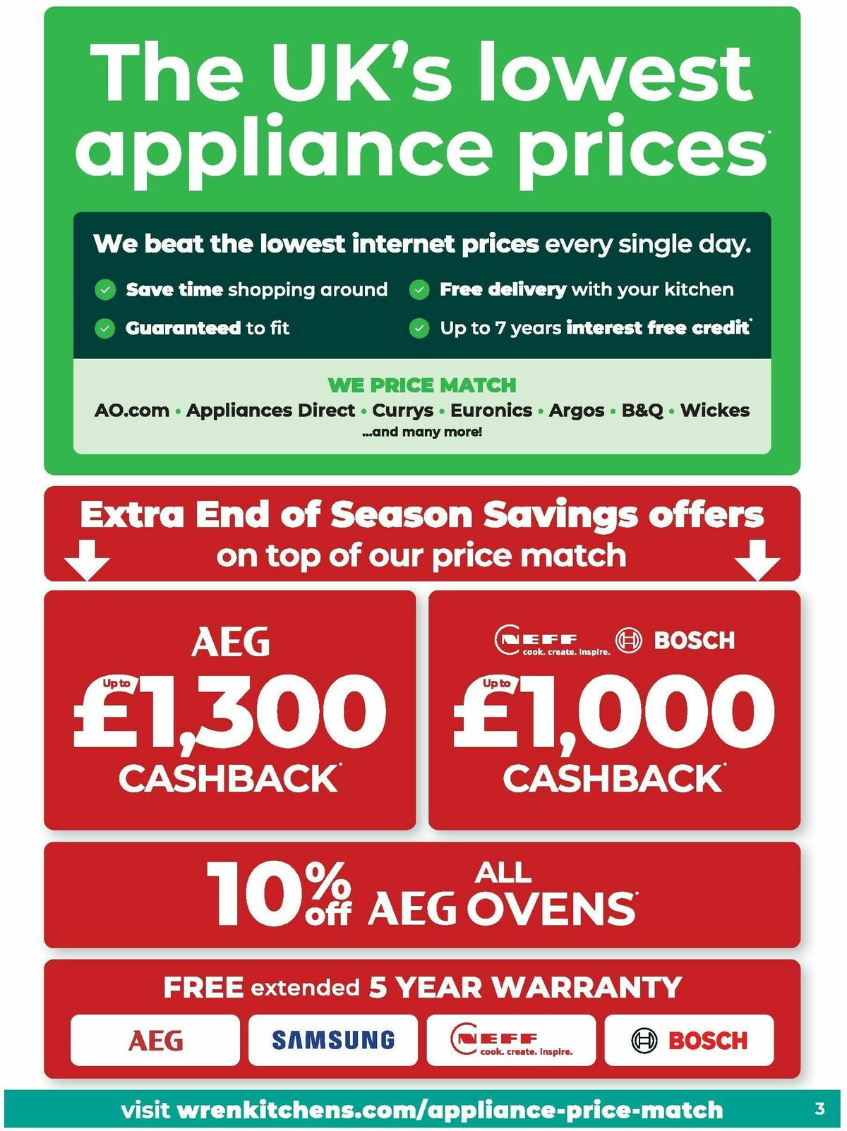 Wren Kitchens Winter Sale Final Week Offers from 5 March