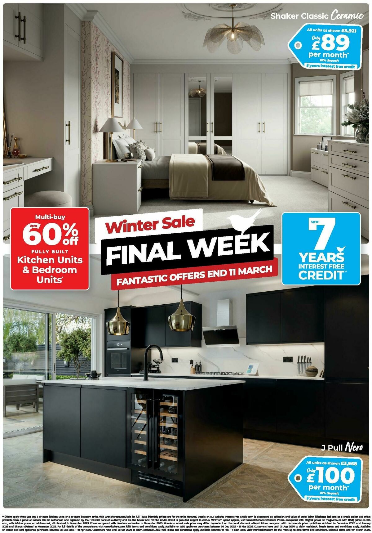 Wren Kitchens Winter Sale Final Week Offers from 5 March