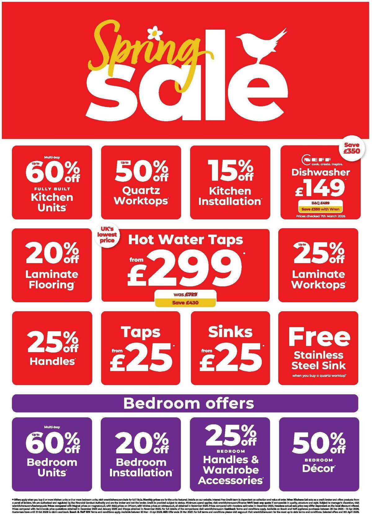 Wren Kitchens Offers from 26 March