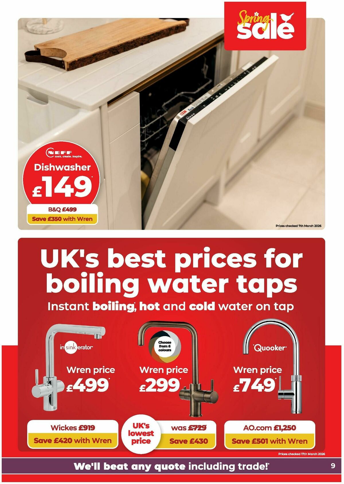 Wren Kitchens Offers from 26 March