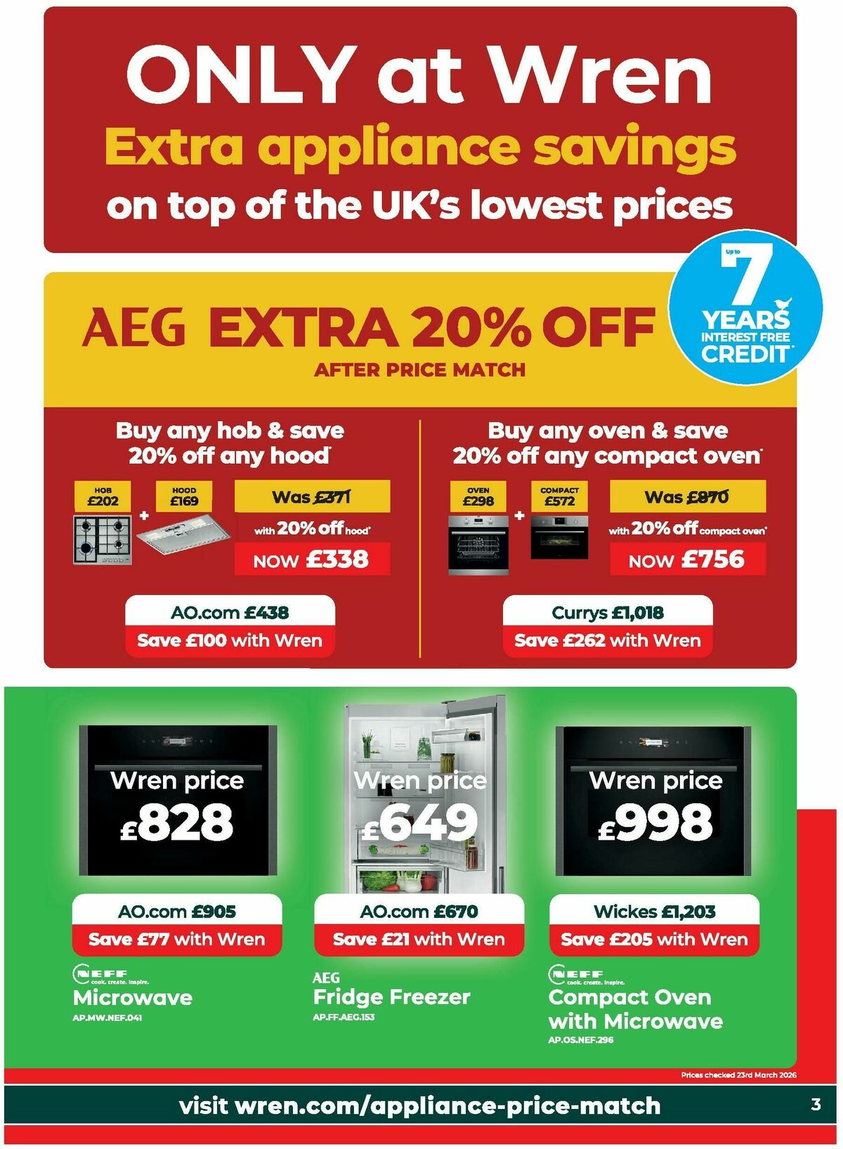 Wren Kitchens Offers from 8 April