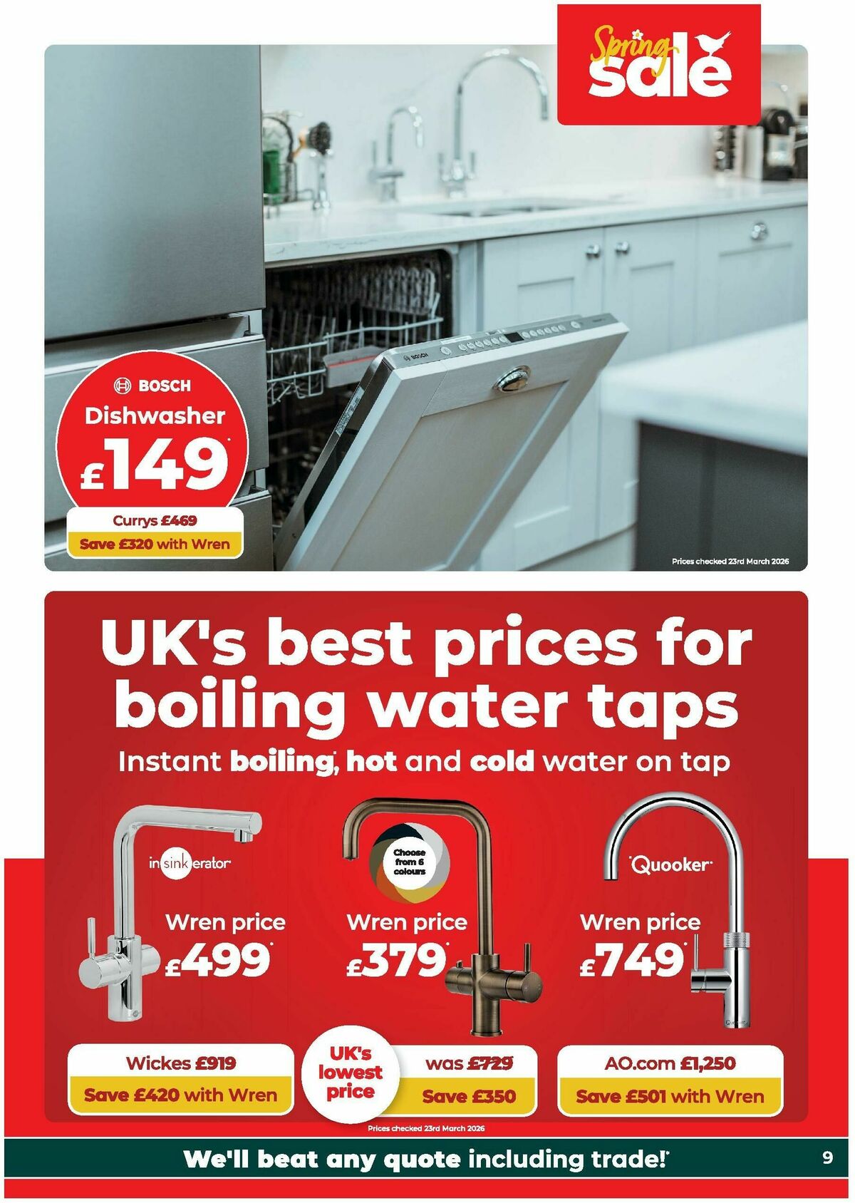 Wren Kitchens Offers from 8 April