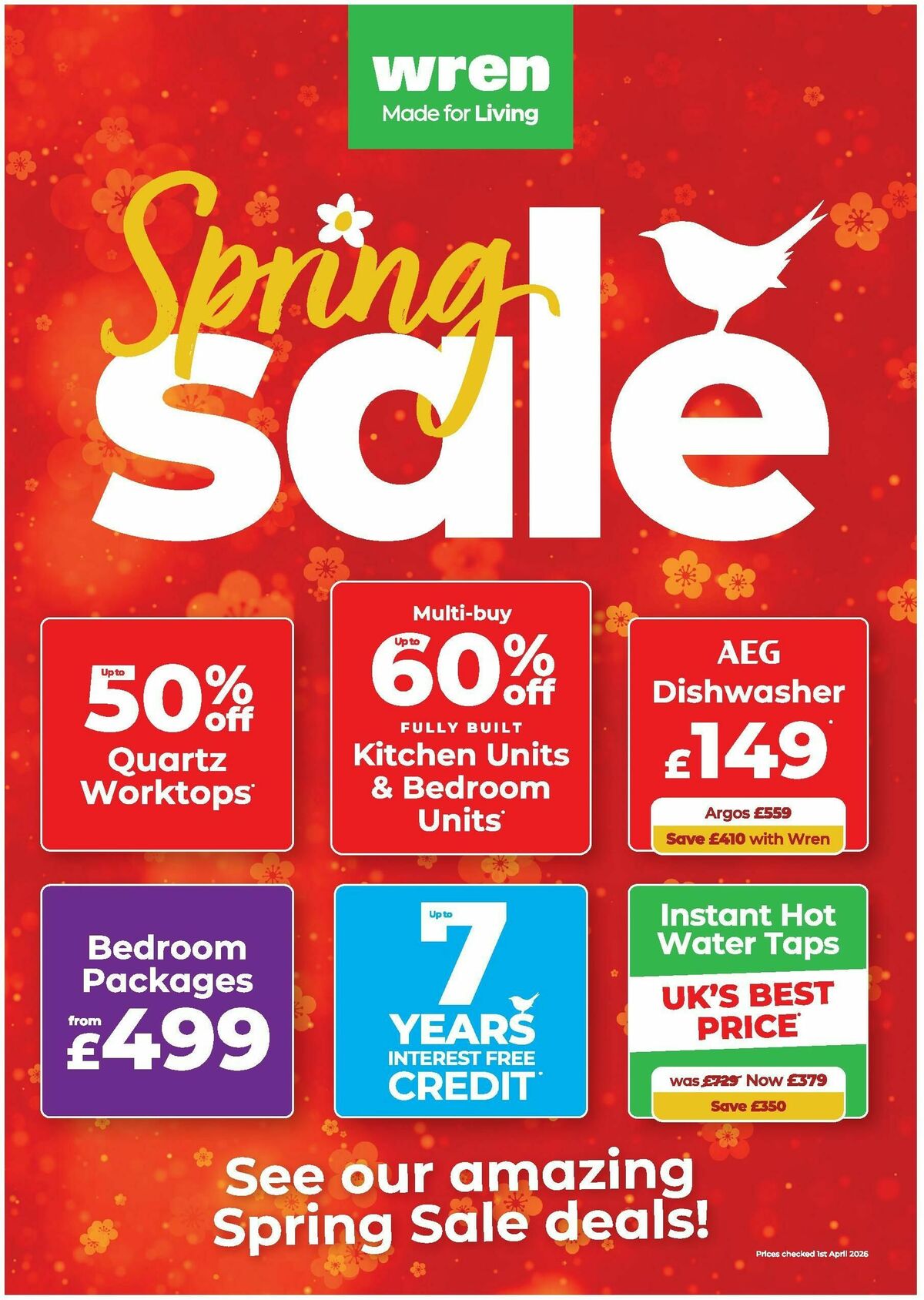 Wren Kitchens Offers from 23 April