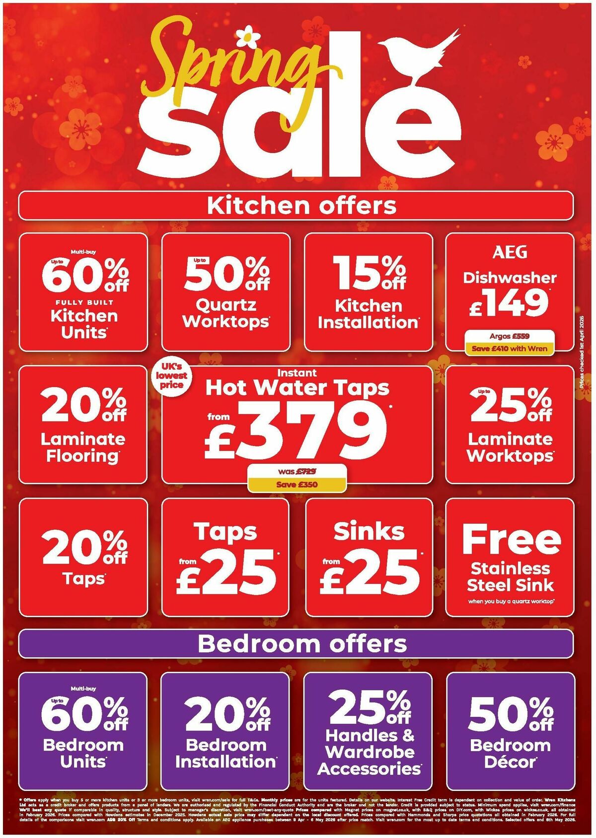 Wren Kitchens Offers from 23 April