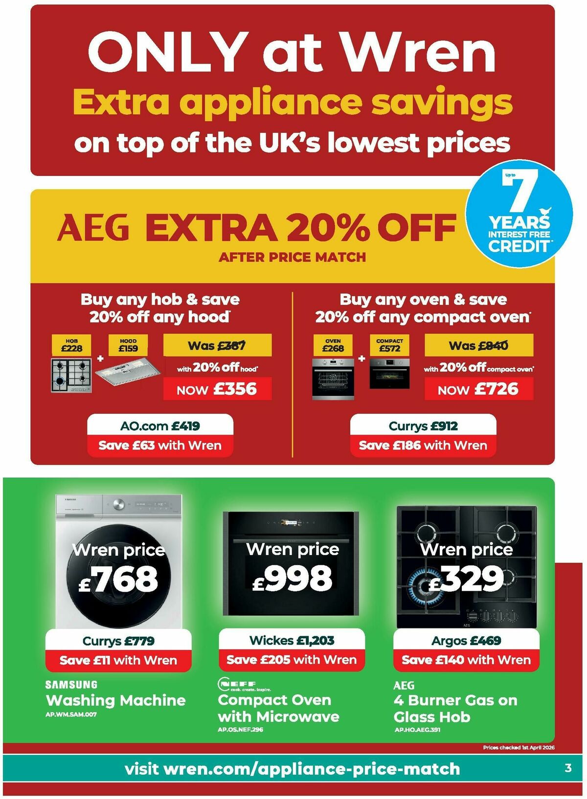 Wren Kitchens Offers from 23 April