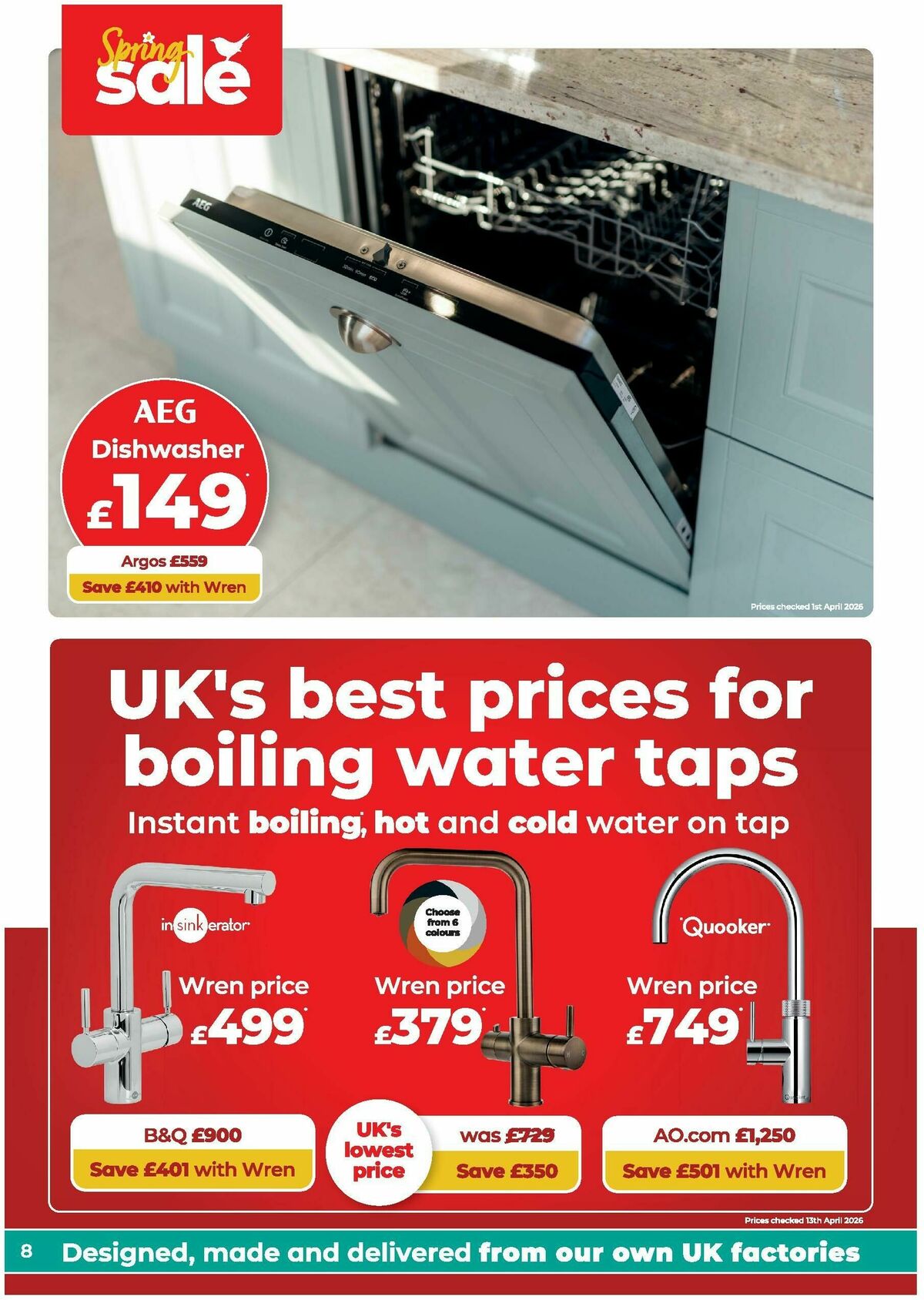 Wren Kitchens Offers from 23 April
