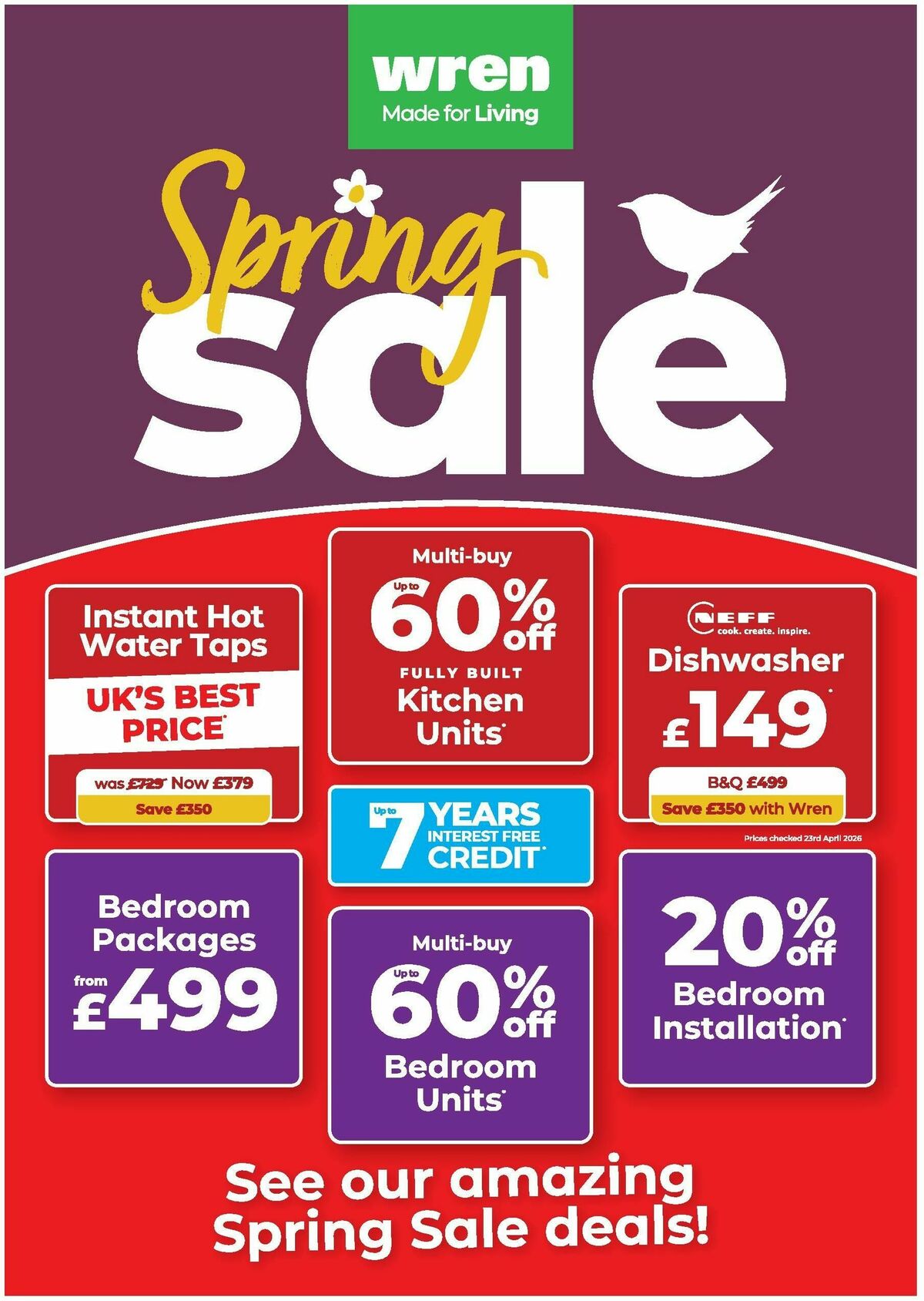 Wren Kitchens Offers from 6 May