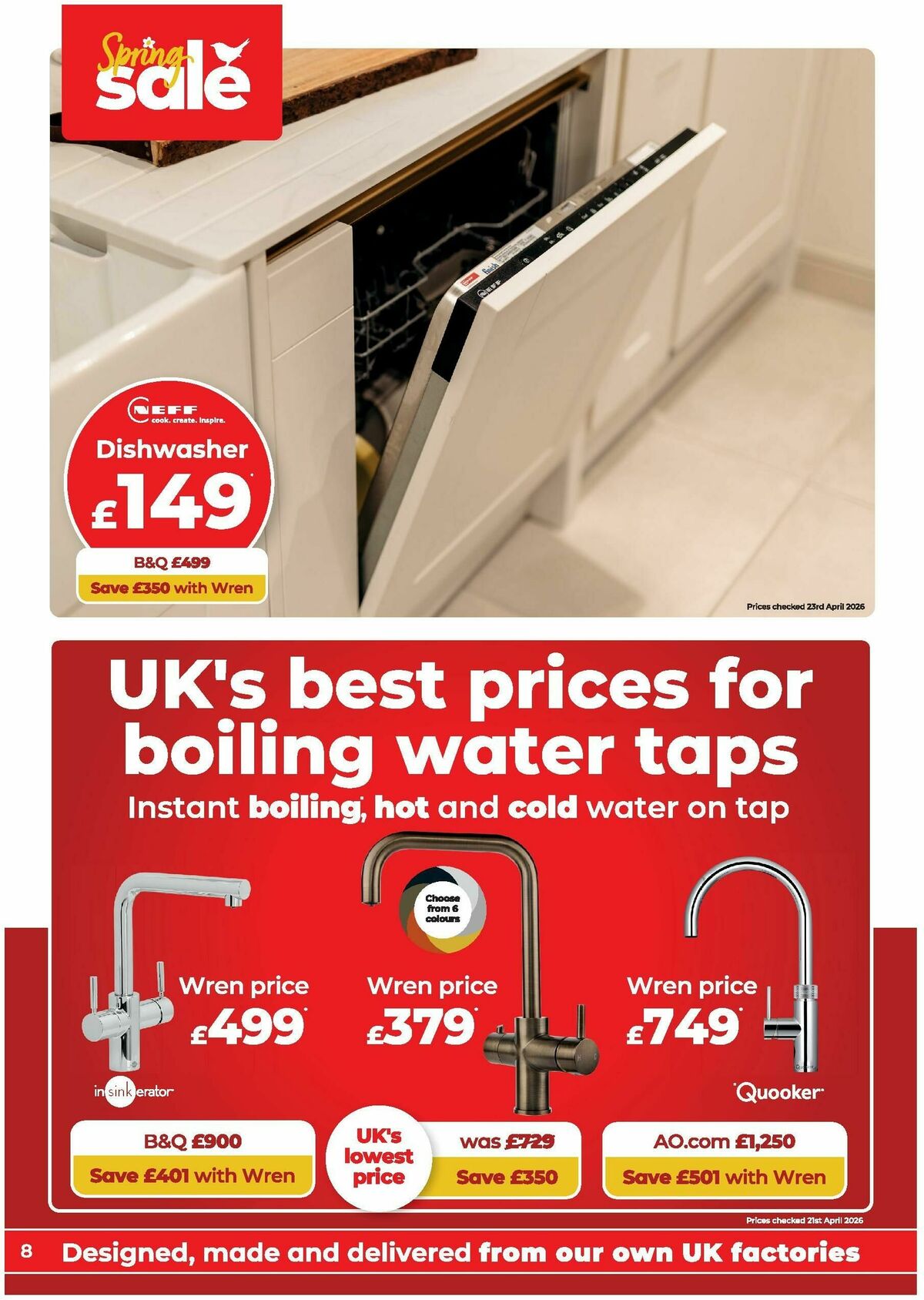 Wren Kitchens Offers from 6 May