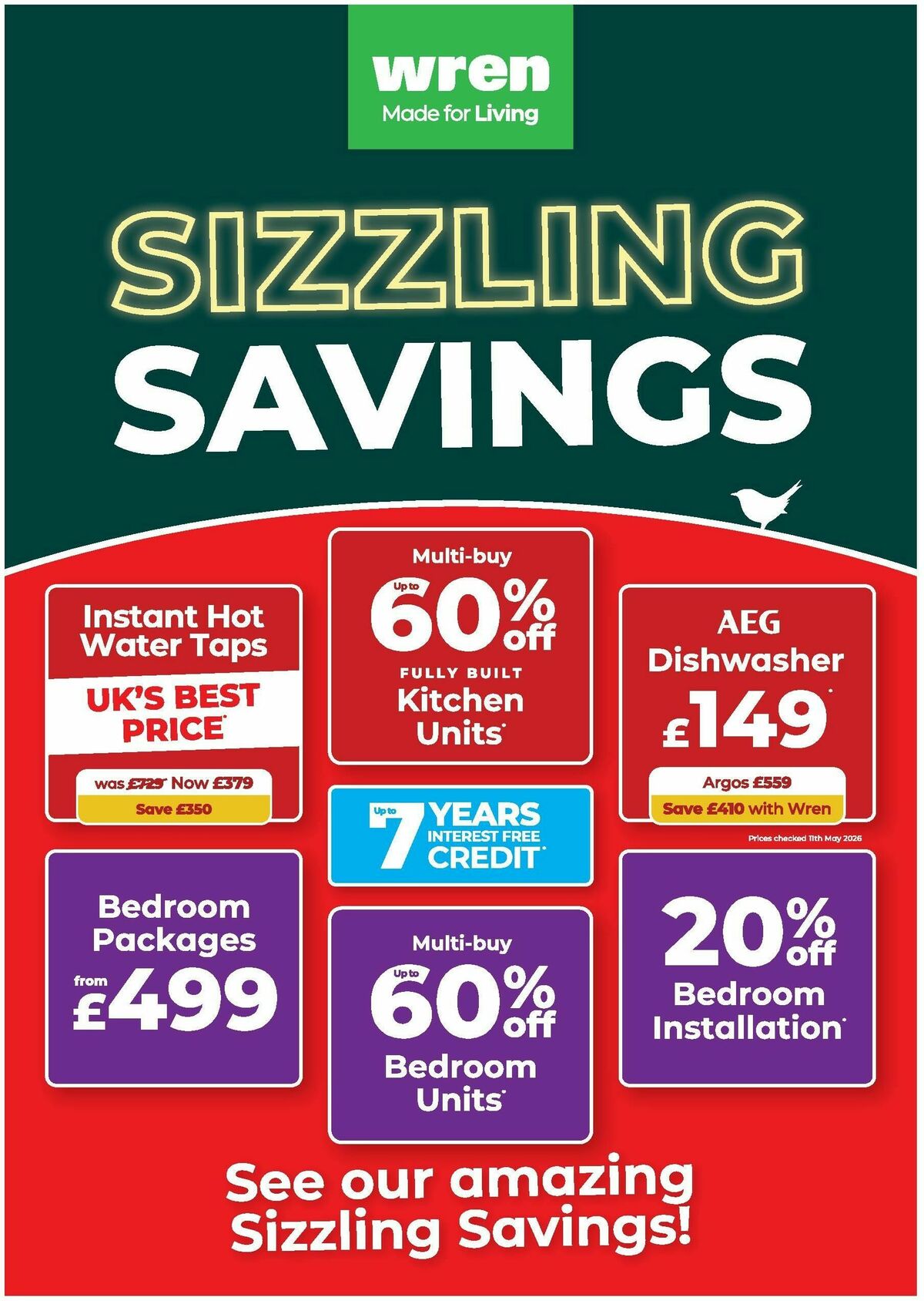 Wren Kitchens Offers from 26 May