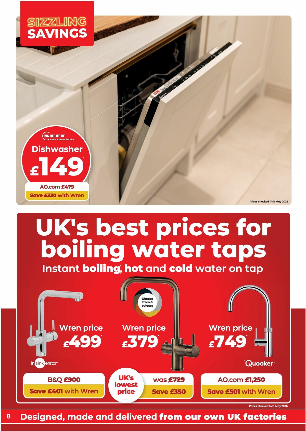Wren Kitchens Offers from 10 June