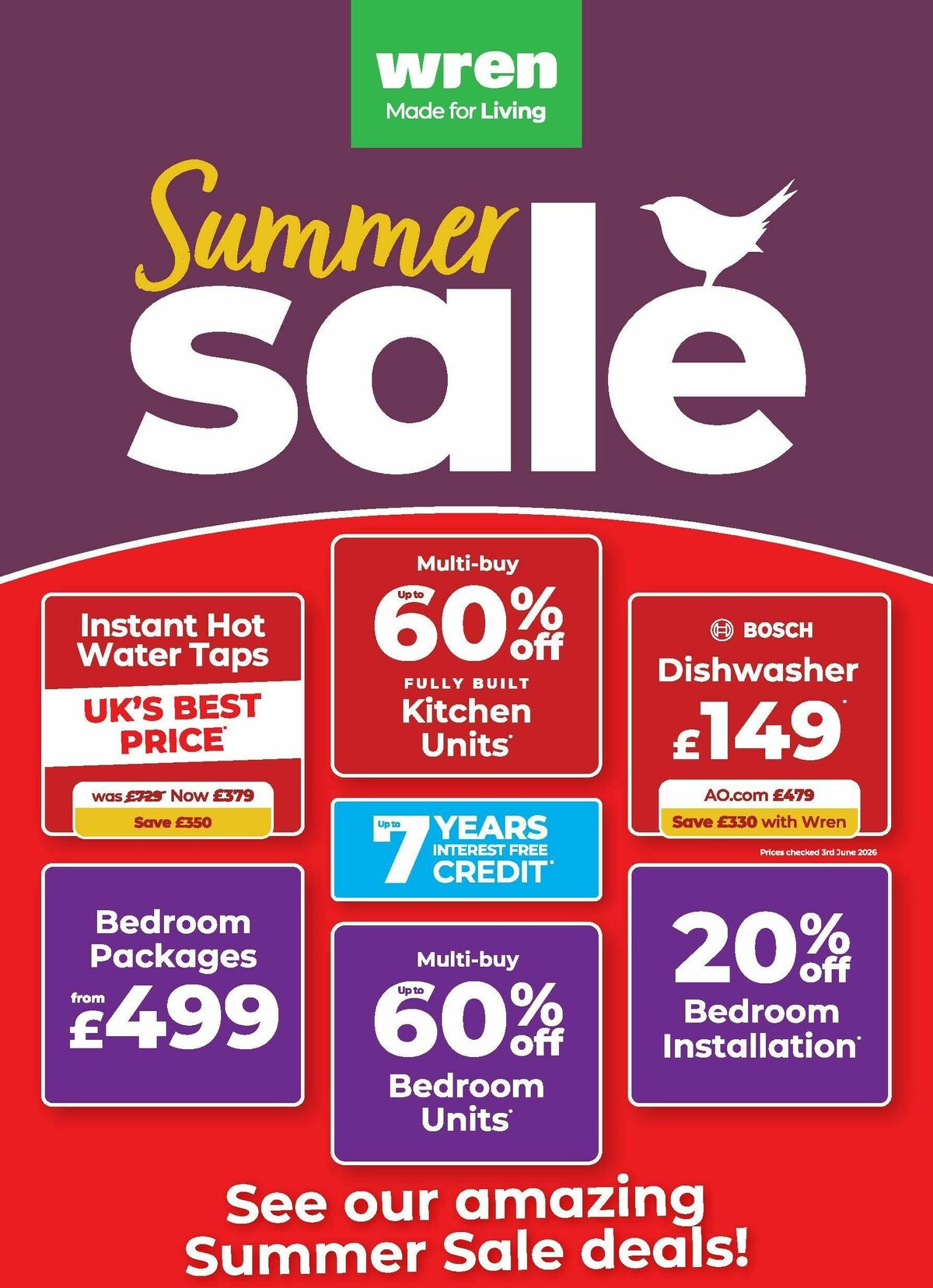 Wren Kitchens Offers from 23 June