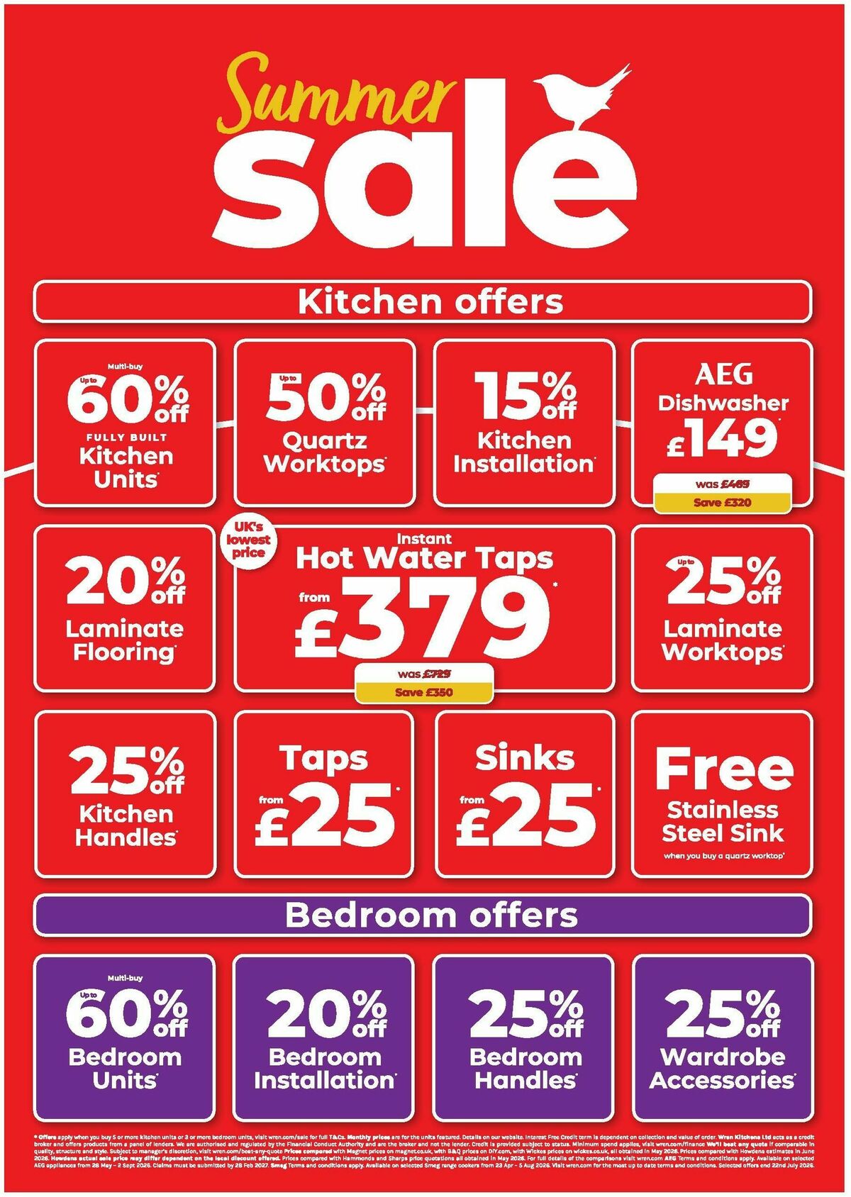 Wren Kitchens Offers from 8 July