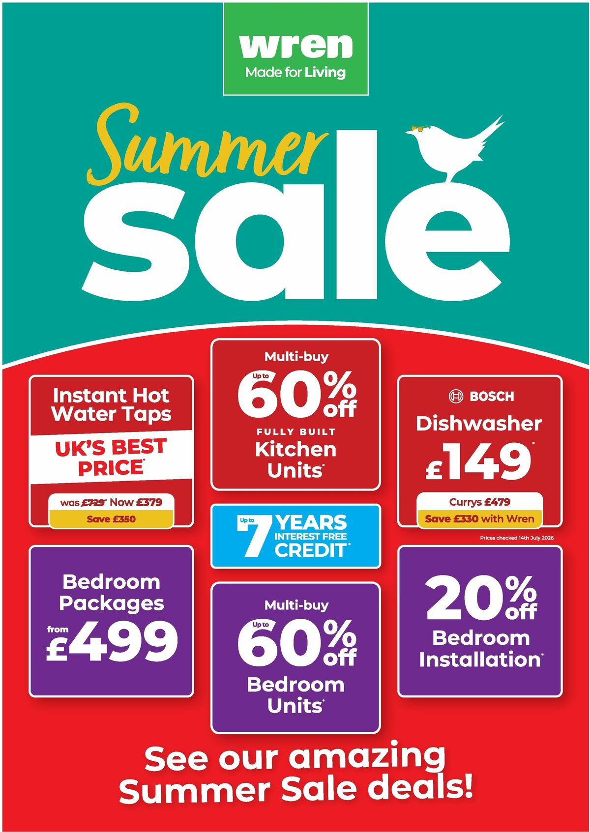 Wren Kitchens Offers from 5 August