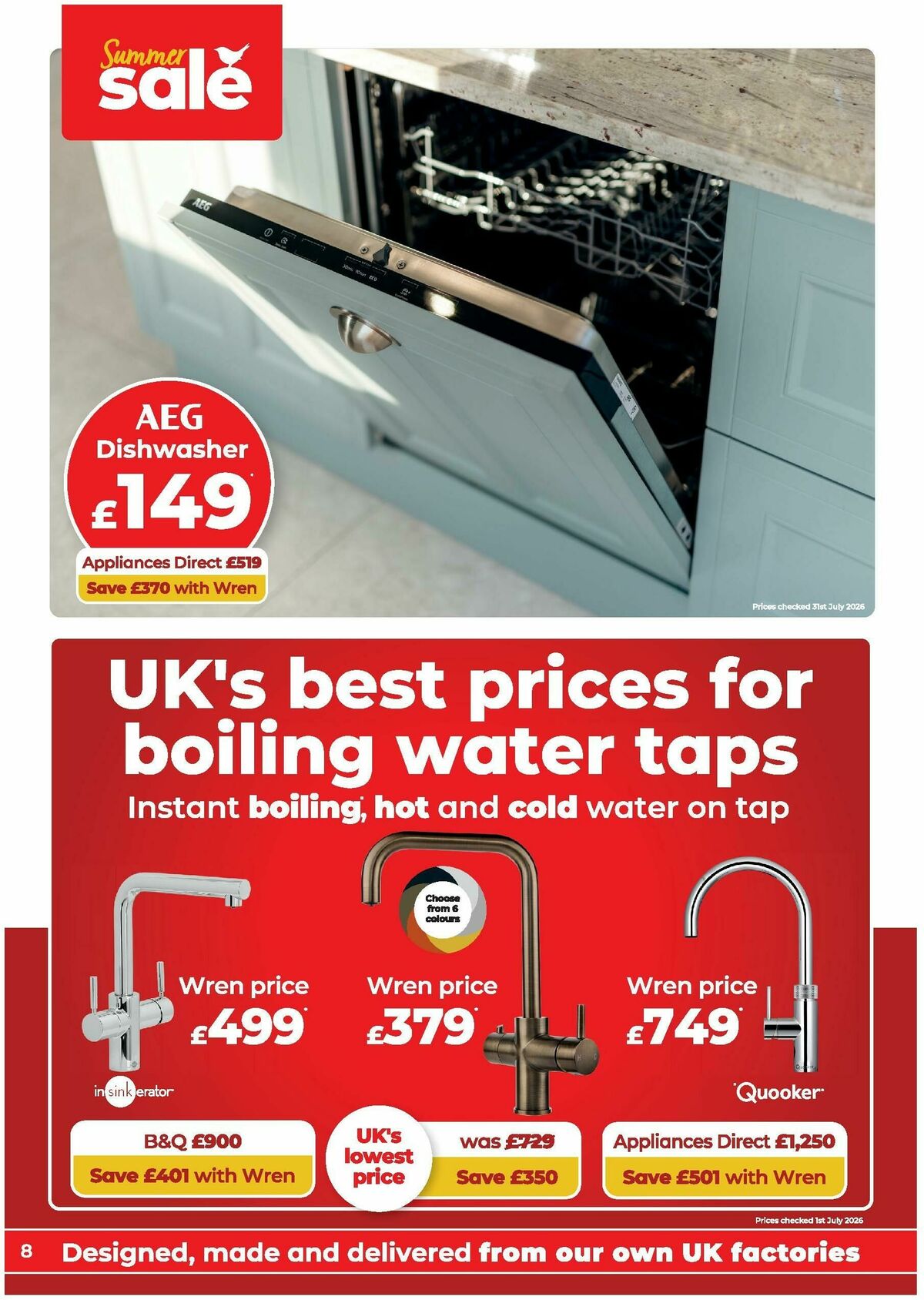 Wren Kitchens Offers from 19 August