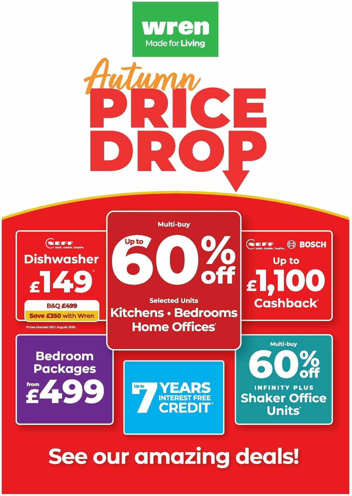 Wren Kitchens Offers from 2 September