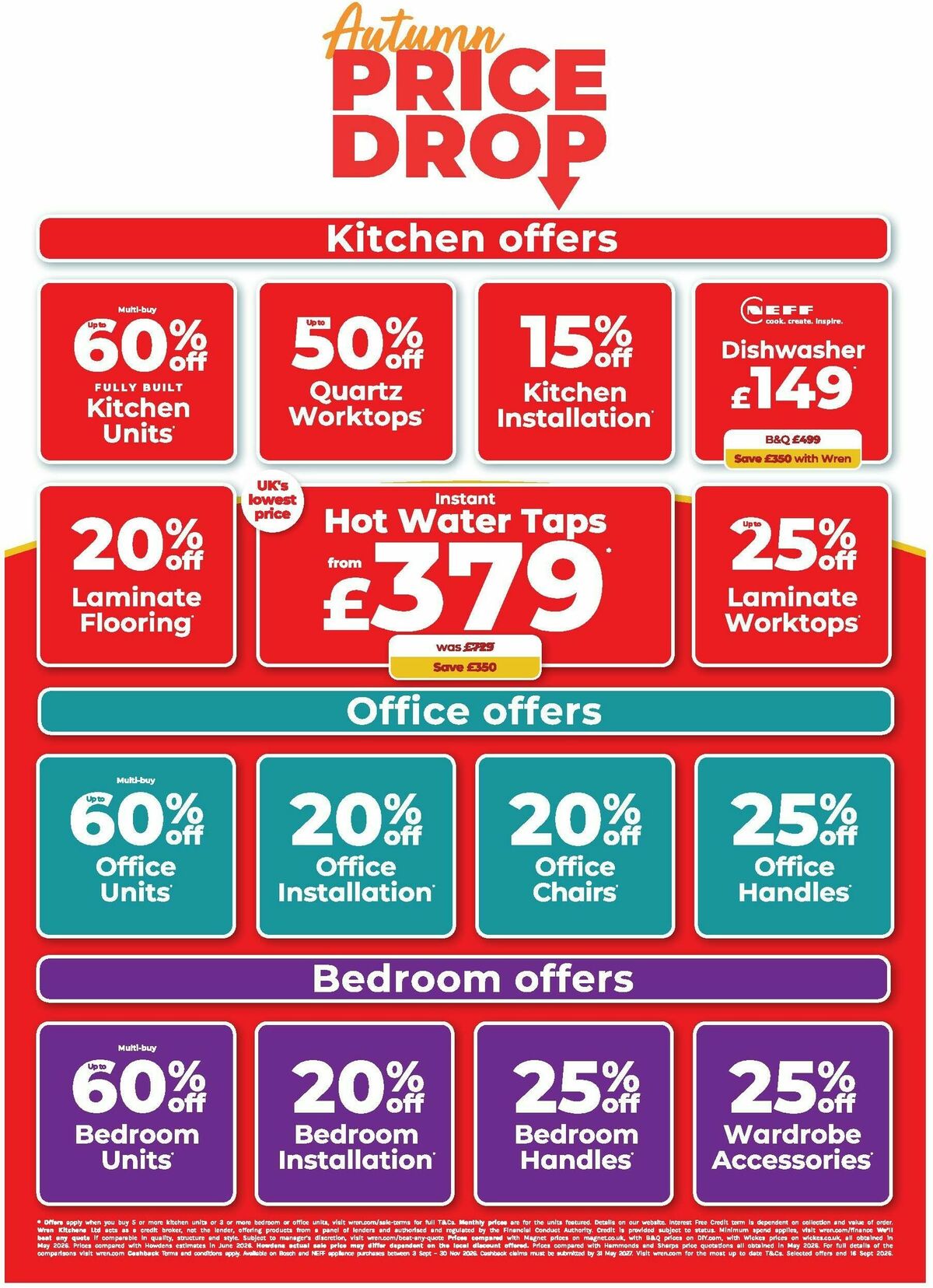 Wren Kitchens Offers from 2 September