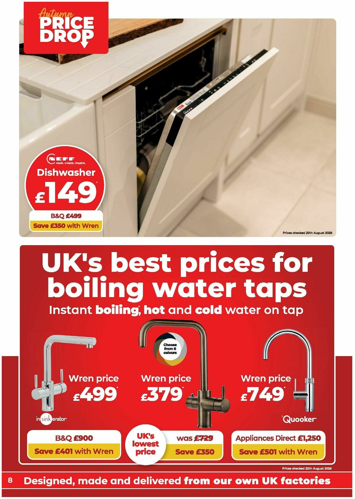 Wren Kitchens Offers from 2 September