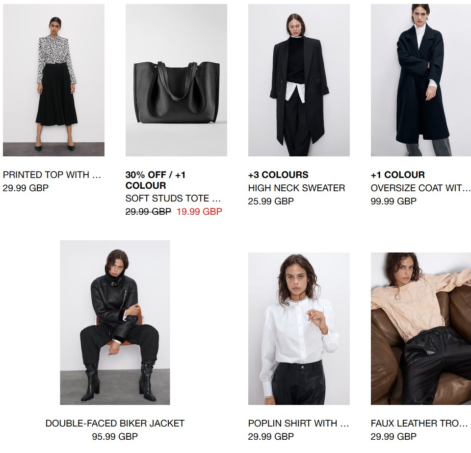 ZARA Offers from 16 November
