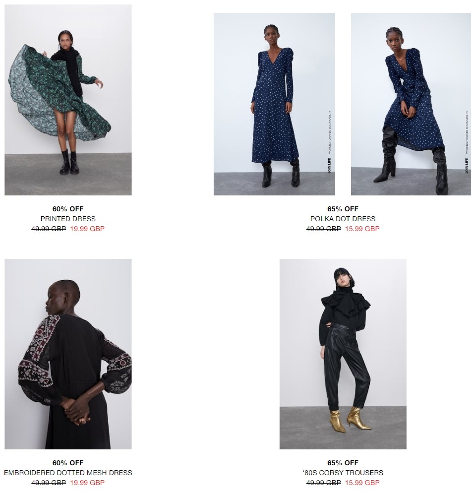 ZARA Offers from 11 January