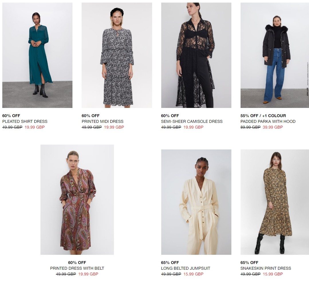 ZARA Offers from 11 January