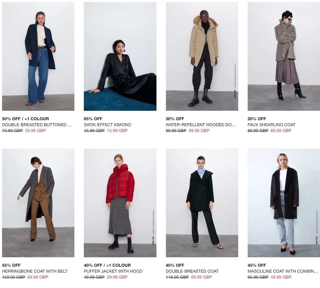 ZARA Offers from 11 January