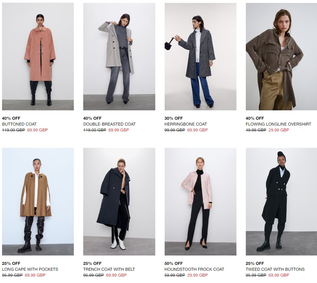 ZARA Offers from 11 January