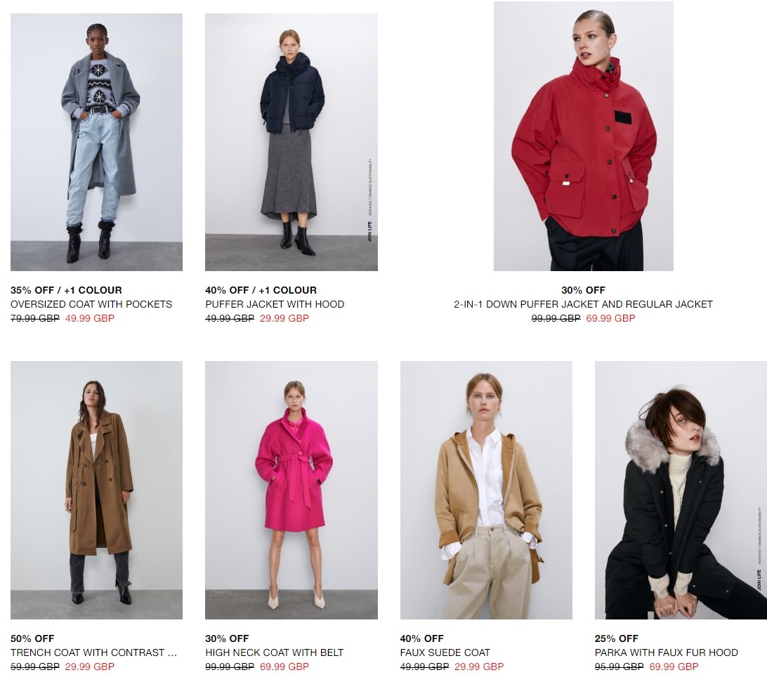 ZARA Offers from 11 January