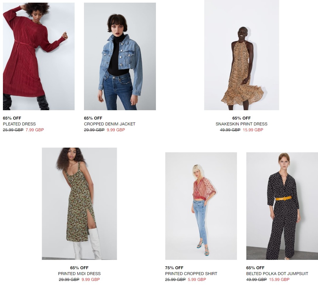 ZARA Offers from 18 January