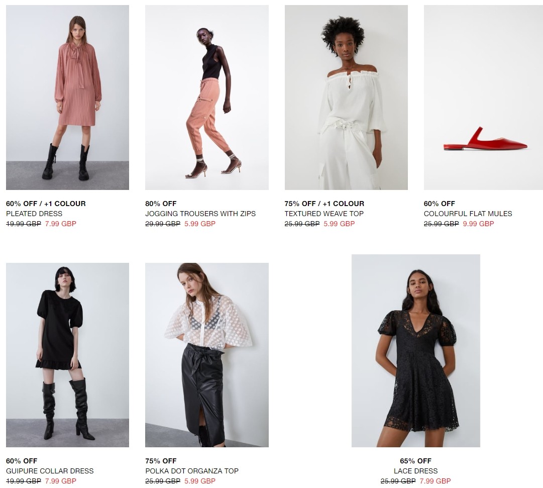 ZARA Offers from 18 January