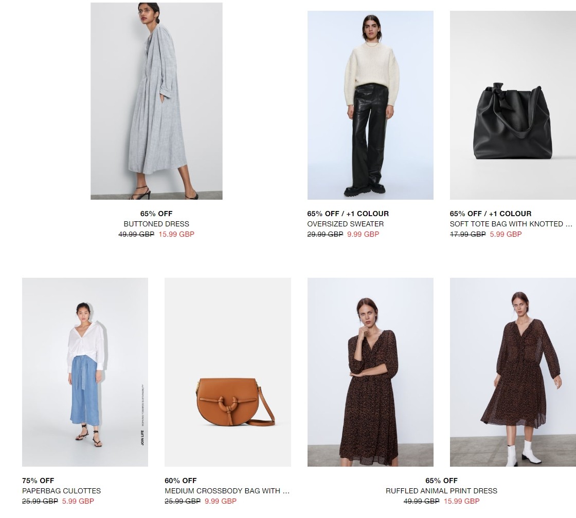 ZARA Offers from 18 January