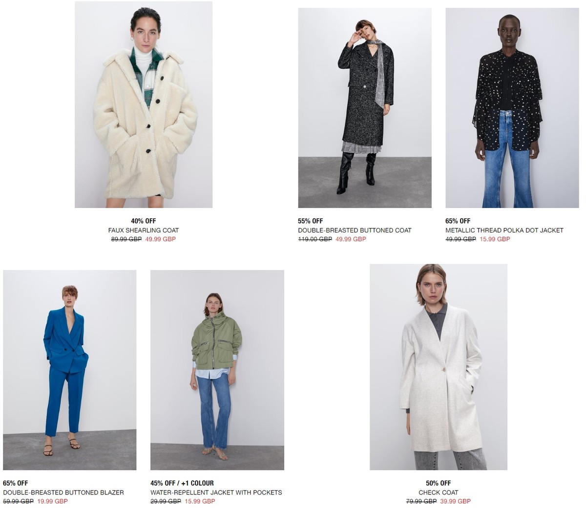 ZARA Offers from 25 January