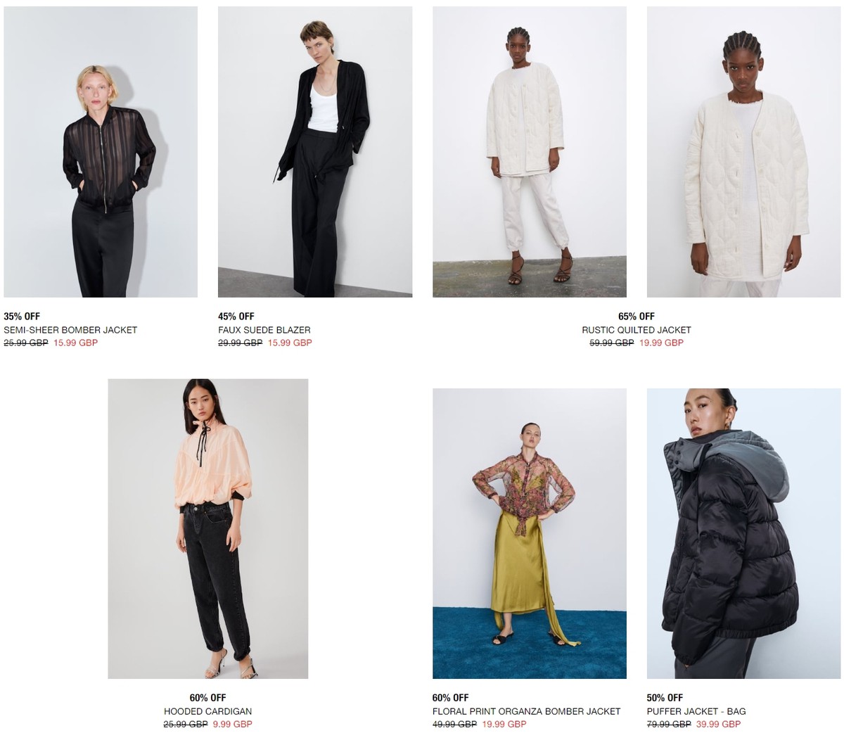 ZARA Offers from 25 January