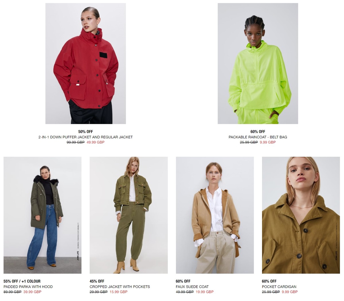 ZARA Offers from 25 January