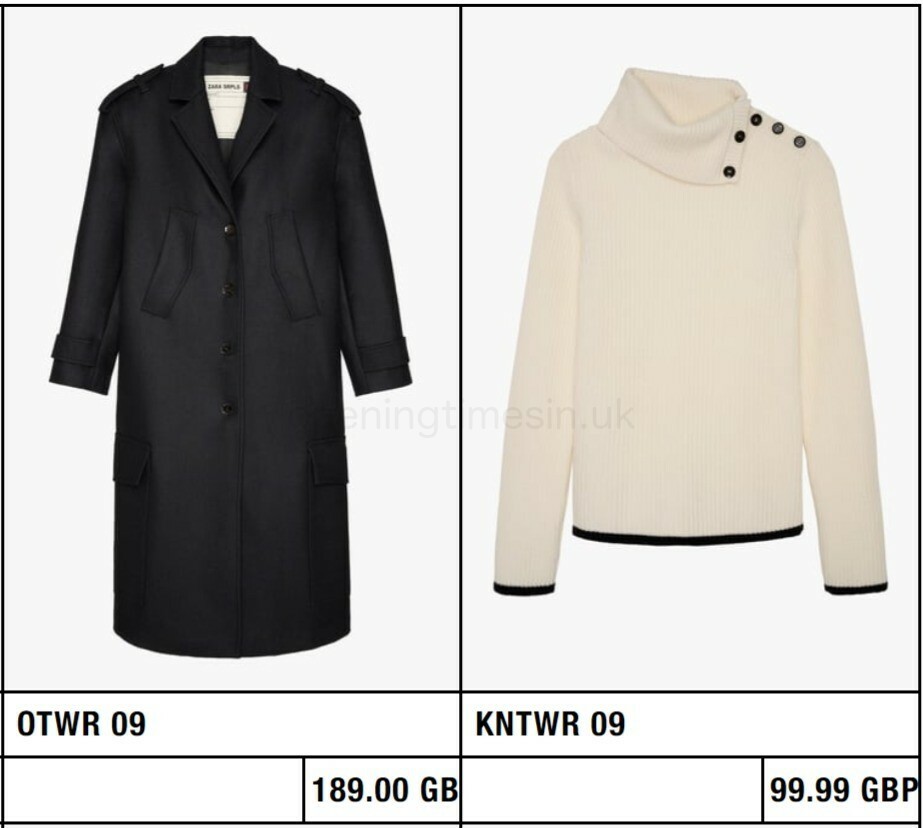 ZARA Offers from 11 November