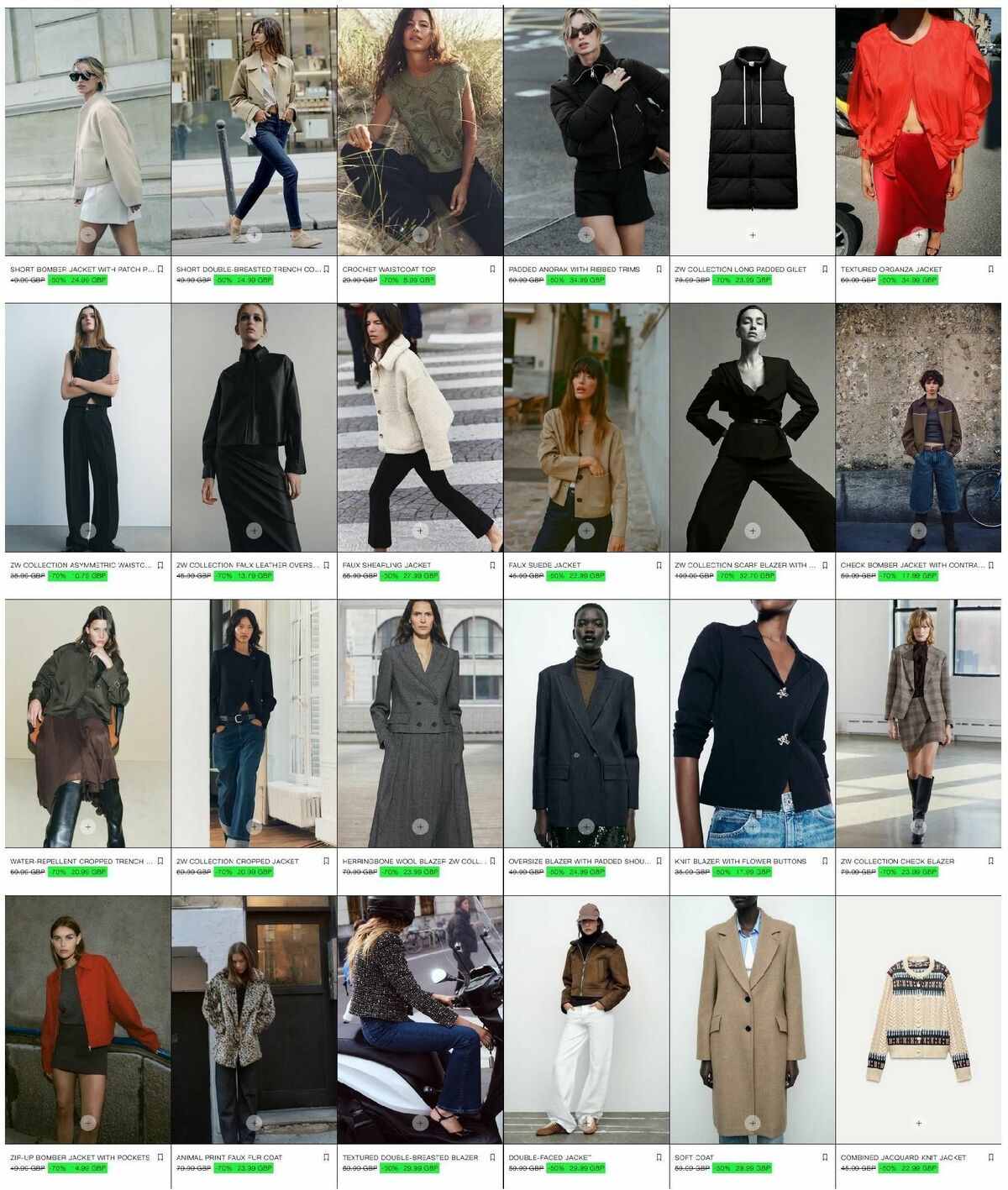 ZARA Offers from 18 January