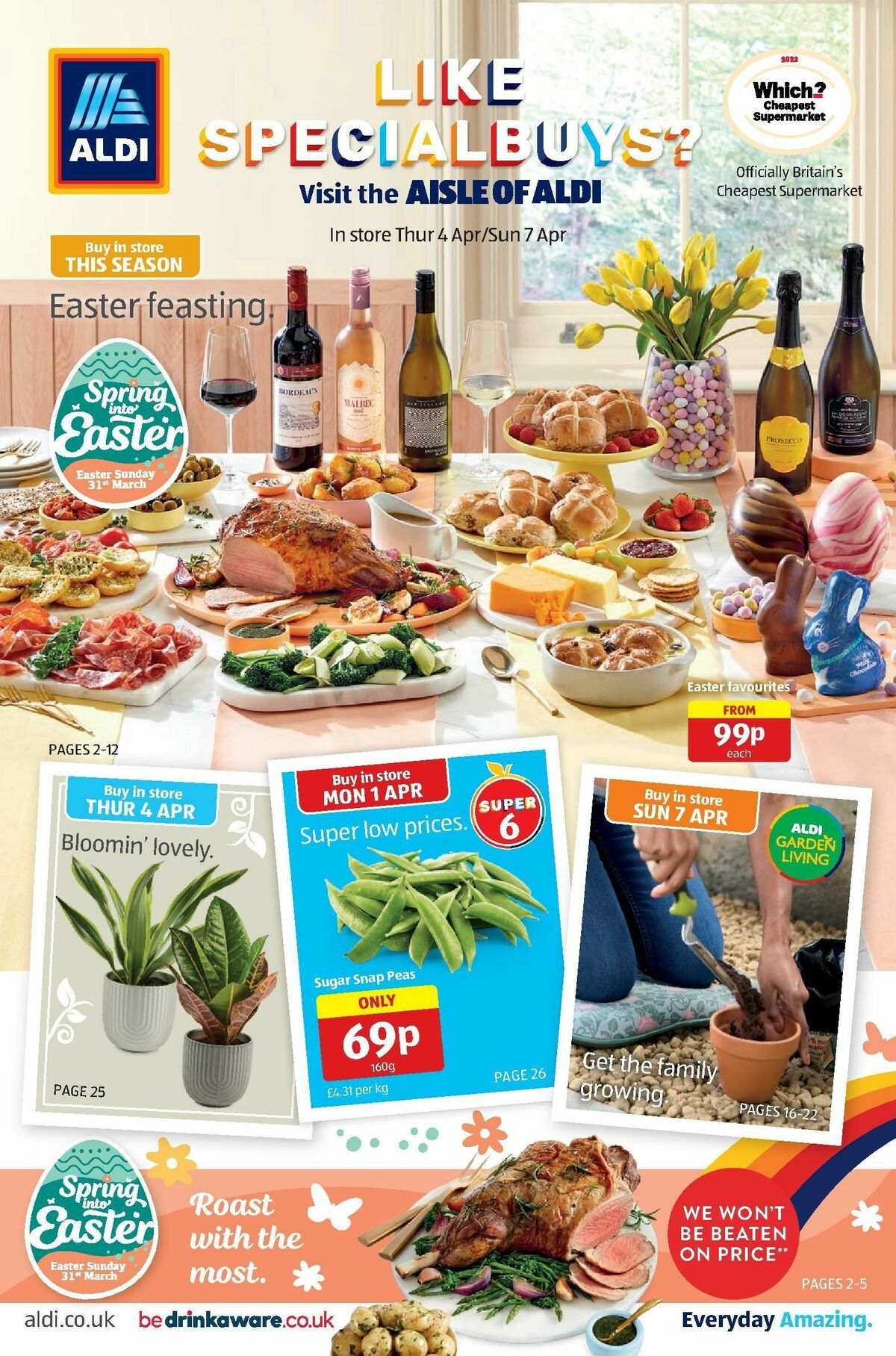 ALDI UK - Offers & Special Buys from 1 April