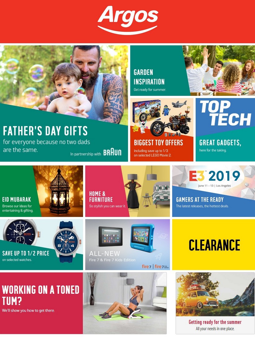 Argos New Offers & Special Buys from 11 June