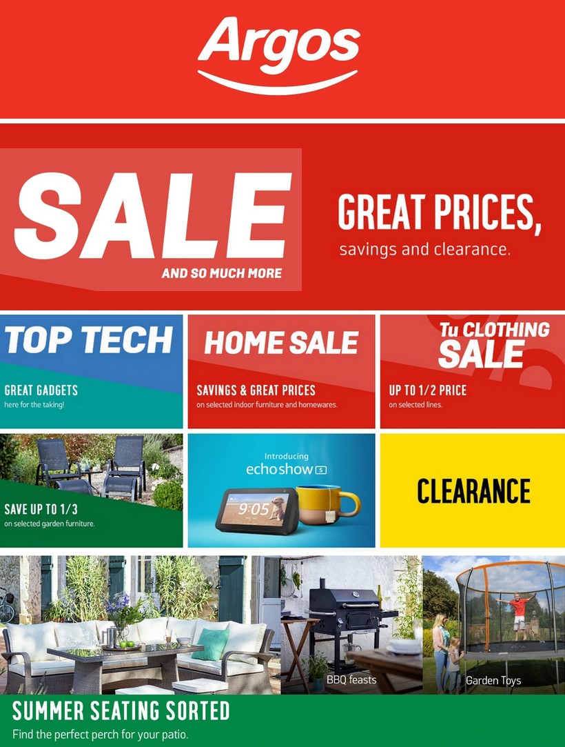 Argos New Offers & Special Buys from 2 July