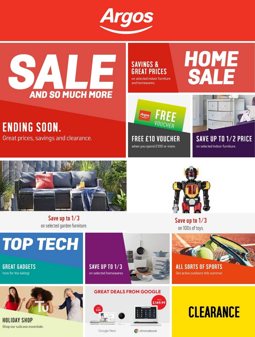 Argos New Offers & Special Buys from 16 July