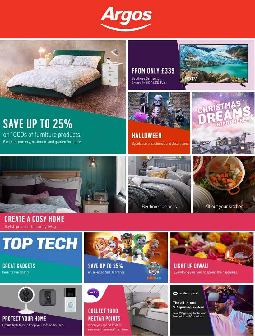 Argos New Offers & Special Buys from 15 October