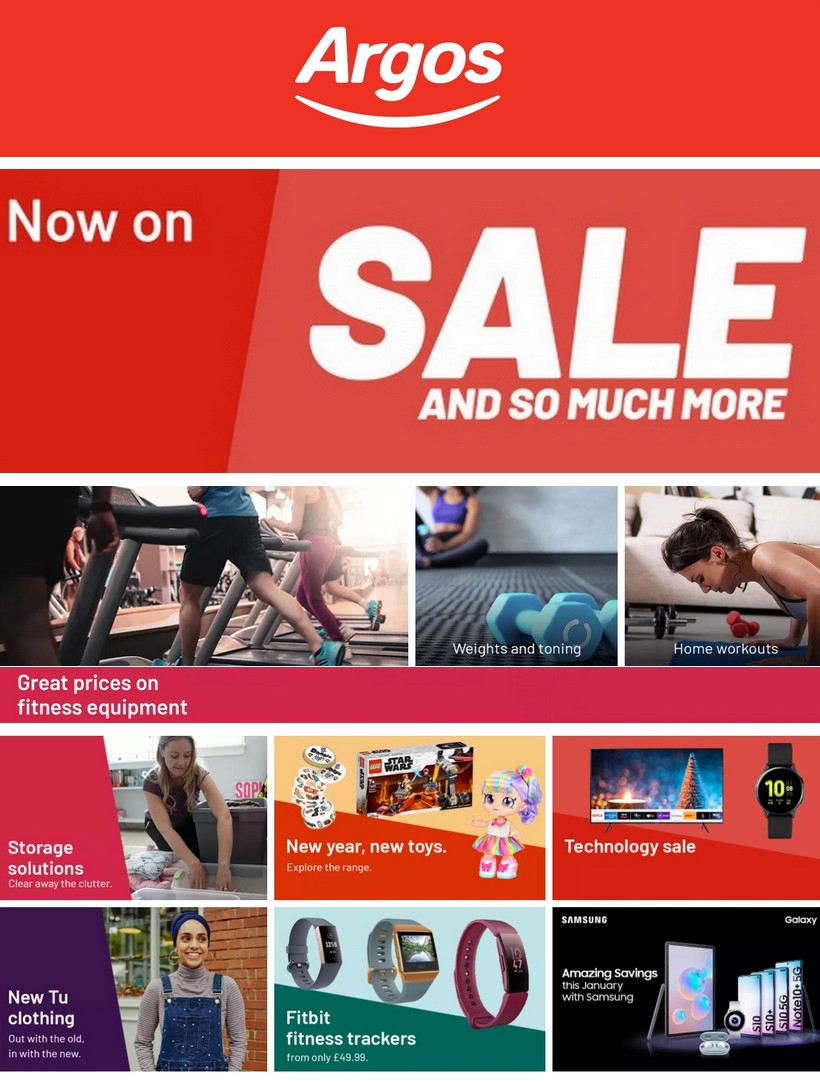Argos New Offers & Special Buys from 14 January